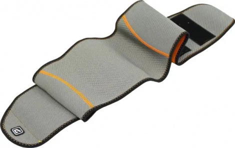 Фіксатор попереку LiveUp WAIST SUPPORT сіро-чорно-помаранчевий LS5638