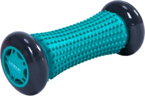 Массажный ролик LiveUp MASSAGE BAR бирюзово-черный LS5048-b