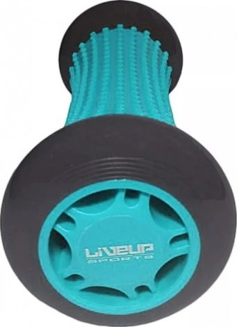Массажный ролик LiveUp MASSAGE BAR бирюзово-черный LS5048-b