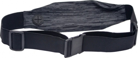 Сумка на пояс LiveUp WAIST PACK черно-темно-серая LS3733-blk