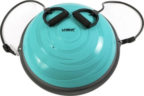 Балансировочная полусфера LiveUp BOSU BALL бирюзовая LS3616