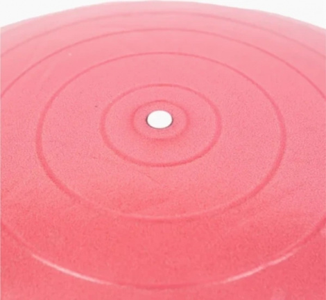 Фитбол массажный LiveUp HALF MASSAGE BALL красный LS3569