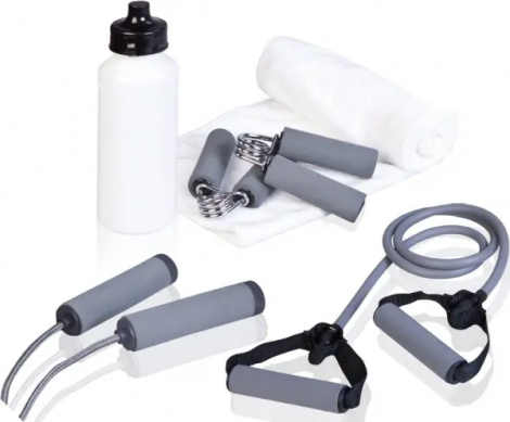 Набор для тренировок LiveUp TRAINING SET серо-белый LS3513