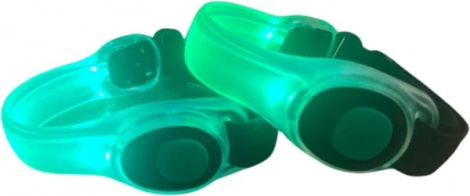 Браслет-подсветка LiveUp LED SAFETY ARMBAND черно-зеленый LS3408