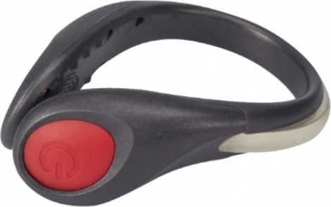 Браслет-подсветка LiveUp LED SAFETY SHOES LIGHTS черно-красный LS3407