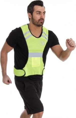 Светоотражающий жилет LiveUp REFLECTIVE VEST желтый LS3403