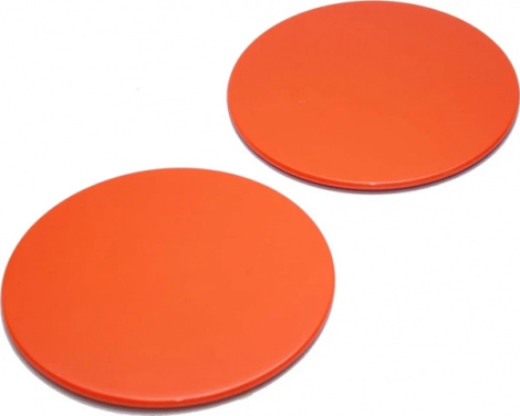 Глайдинг-диски LiveUp SLIDING DISC оранжево-черные LS3360