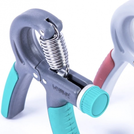 Еспандер пружинний регульований LiveUp ADJUSTABLE HANDGRIP зелений LS3334-g