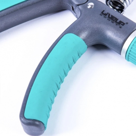 Еспандер пружинний регульований LiveUp ADJUSTABLE HANDGRIP зелений LS3334-g