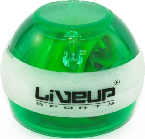 Эспандер гироскопический LiveUp POWER BALL зеленый LS3320