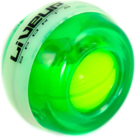 Эспандер гироскопический LiveUp POWER BALL зеленый LS3320