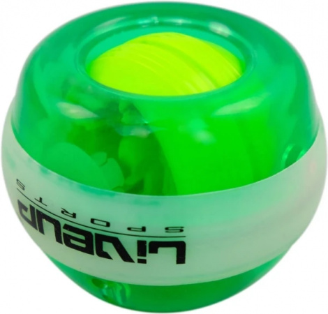 Эспандер гироскопический LiveUp POWER BALL зеленый LS3320