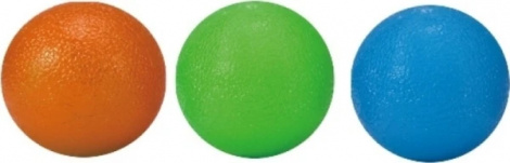 Набор эспандеров-мячиков LiveUp GRIP BALL оранжевый, салатовый, голубой LS3311