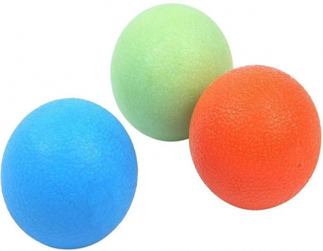 Набор эспандеров-мячиков LiveUp GRIP BALL оранжевый, салатовый, голубой LS3311