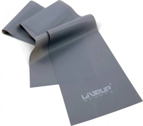 Еспандер-стрічка LiveUp TPE BAND SUPER STRONG RESISTANCE сірий LS3204-XH