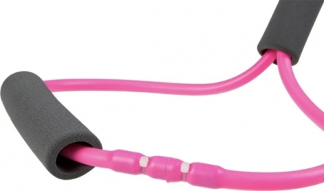 Эспандер-восьмерка LiveUp SOFT EXPANDER LIGHT RESISTANCE розовый LS3202-Lp