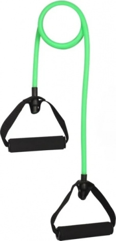 Еспандер трубчастий LiveUp TONNING TUBE MEDIUM RESISTANCE зелений LS3201-Mg