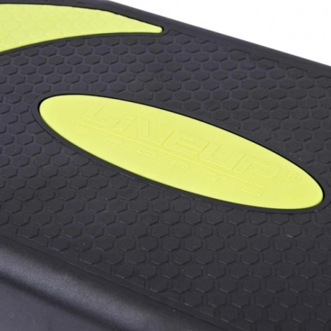 Степ-платформа LiveUp POWER STEP черно-салатовая LS3168B