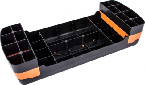 Степ-платформа LiveUp POWER STEP черно-оранжевая LS3168A