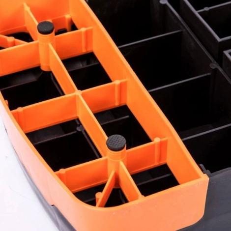 Степ-платформа LiveUp POWER STEP черно-оранжевая LS3168A