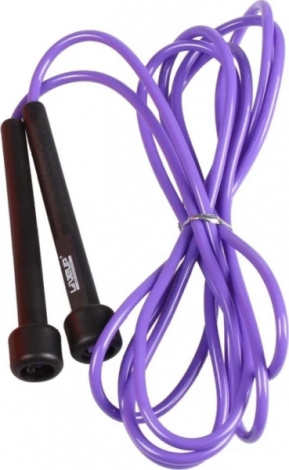 Скакалка LiveUp PVC JUMP ROPE фіолетово-чорна LS3115-p