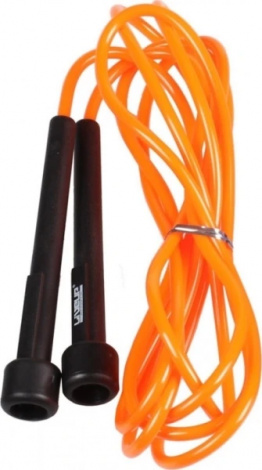 Скакалка LiveUp PVC JUMP ROPE оранжево-чорна LS3115-o