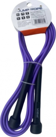 Скакалка LiveUp JUMP ROPE фіолетово-чорна LS3115-N-P