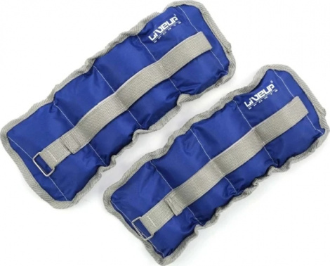 Обважнювачі для щиколотки/зап'ястя LiveUp WRIST/ANKLE WEIGHT сині (2 х 1.0 кг) LS3011-1
