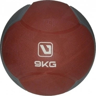 Мяч медицинский (медбол) LiveUp MEDICINE BALL коричнево-серый 9 кг LS3006F-9