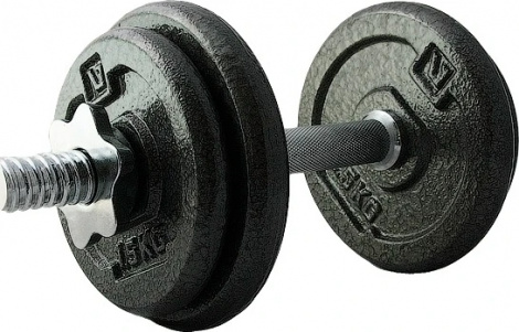 Гантель набірна LiveUp DUMBELL SET чорна (10,0 кг) LS2311-10