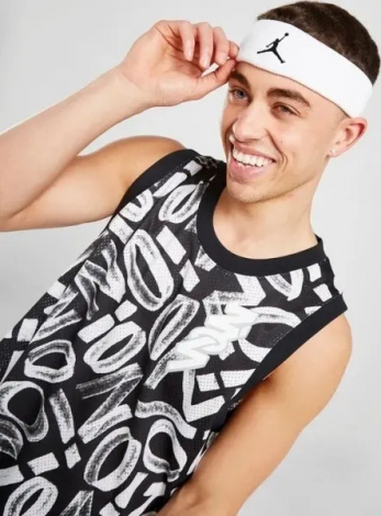 Пов'язка на голову Nike JORDAN JUMPMAN HEADBAND біла J.KN.00.101.OS