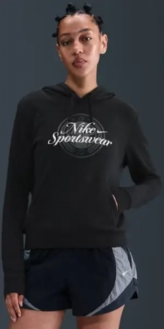 Спортивний костюм жіночий Nike SPORTSWEAR CLUB FLEECE GRAPHIC чорно-білий IH8496-010__HV2346-010