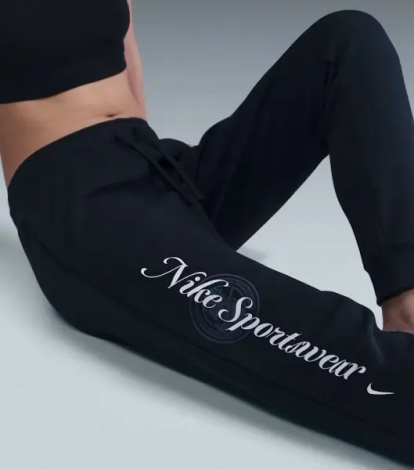 Спортивний костюм жіночий Nike SPORTSWEAR CLUB FLEECE GRAPHIC чорно-білий IH8496-010__HV2346-010