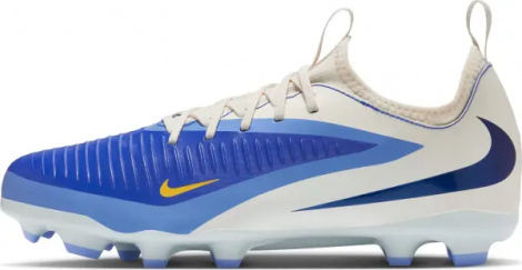 Бутсы детские Nike JR PHANTOM 6 LOW ACADEMY FG/MG LV8 сине-белые IH1192-400
