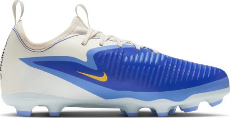 Бутсы детские Nike JR PHANTOM 6 LOW ACADEMY FG/MG LV8 сине-белые IH1192-400