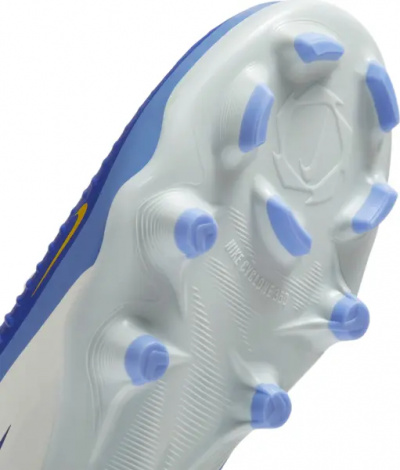 Бутсы детские Nike JR PHANTOM 6 LOW ACADEMY FG/MG LV8 сине-белые IH1192-400