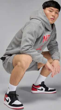 Кроссовки Nike AIR JORDAN 1 LOW SE бело-черно-красные IB8971-106