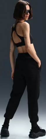 Спортивные штаны женские Nike SPORTSWEAR TECH FLEECE MID-RISE черные HV6779-010