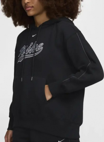 Худі жіноче Nike SPORTSWEAR PHOENIX FLEECE чорне HV3774-010