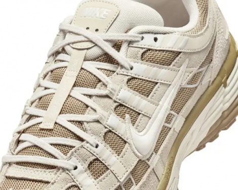 Кроссовки Nike P-6000 SUEDE бежево-светло-коричневые HV2528-100