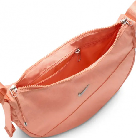 Сумка через плече жіноча Nike AURA CRESCENT CROSSBODY 4L персикова HQ4370-844