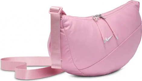 Сумка через плече жіноча Nike AURA CRESCENT CROSSBODY 4L світло-рожева HQ4370-699