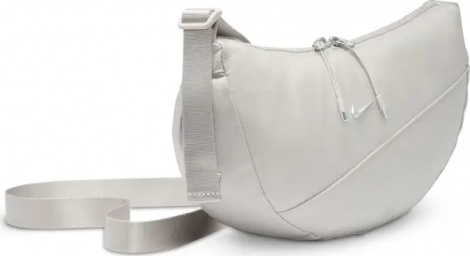 Сумка через плече жіноча Nike AURA CRESCENT CROSSBODY 4L світло-сіра HQ4370-009