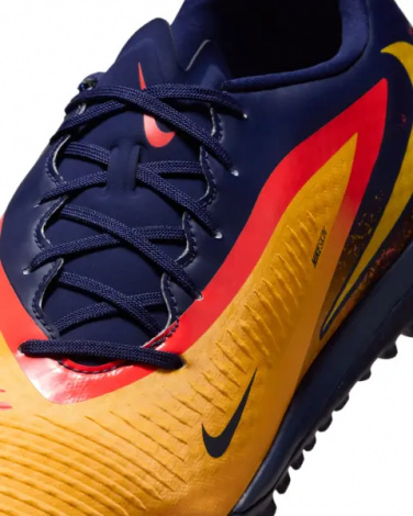 Сороконіжки (шиповки) Nike PHANTOM 6 LOW ACADEMY 'ERLING HAALAND' TF EH оранжево-червоно-темно-сині HQ2326-800