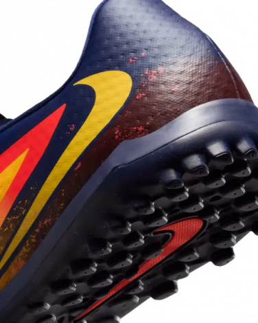 Сороконіжки (шиповки) Nike PHANTOM 6 LOW ACADEMY 'ERLING HAALAND' TF EH оранжево-червоно-темно-сині HQ2326-800