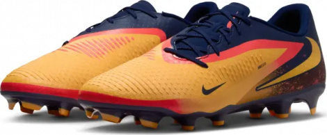 Бутсы Nike PHANTOM 6 LOW ACADEMY 'ERLING HAALAND' FG/MG EH оранжево-красно-темно-синие HQ2314-800