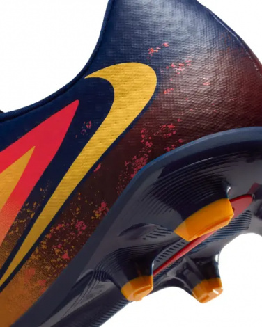 Бутсы Nike PHANTOM 6 LOW ACADEMY 'ERLING HAALAND' FG/MG EH оранжево-красно-темно-синие HQ2314-800