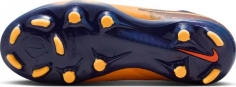 Бутсы детские Nike JR PHANTOM 6 LOW ACADEMY 'ERLING HAALAND' FG/MG EH оранжево-красно-темно-синие HQ2032-800