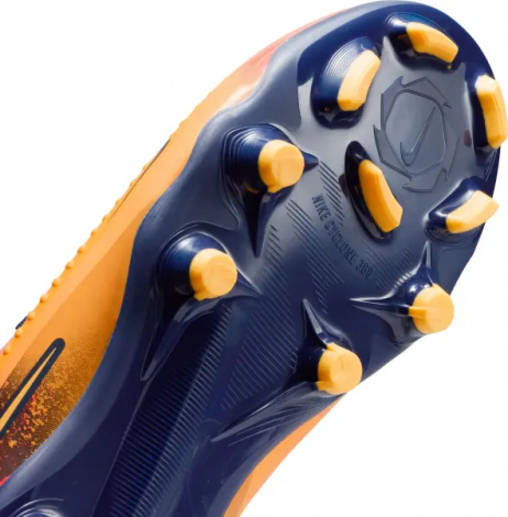 Бутсы детские Nike JR PHANTOM 6 LOW ACADEMY 'ERLING HAALAND' FG/MG EH оранжево-красно-темно-синие HQ2032-800