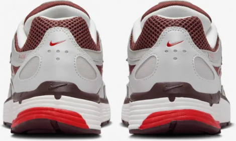 Кросівки жіночі Nike P-6000 світло-сіро-червоно-бордові HJ9598-100